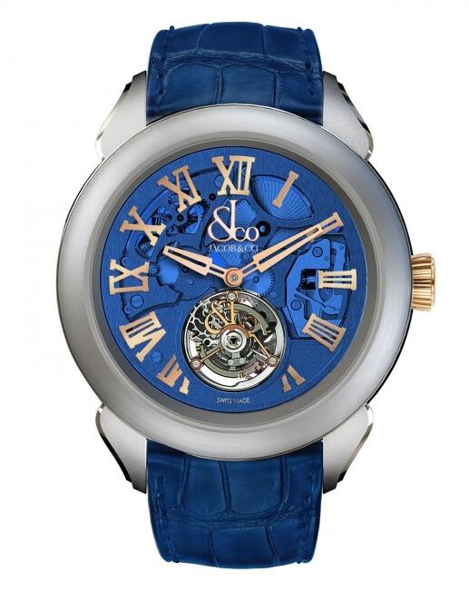 luxury replica Jacob & Co. Palatial Tourbillon Hours & Minutes 150.520.24.NS.QB.1NS watch